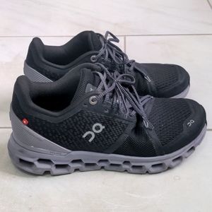 On Cloud Black Purple Running Shoes Womens 6 / 36